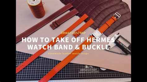 how to clean hermes leather watch band|how to repair a Hermes.